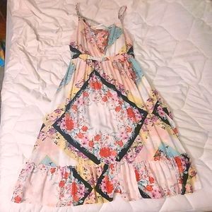 Torrid vintage floral maxi dress.size 0